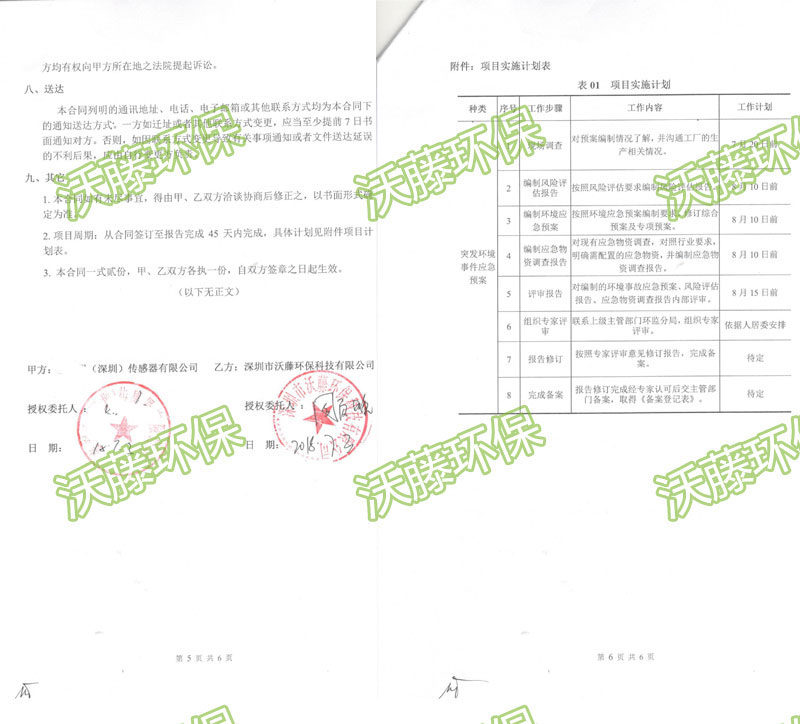 泰科思傳感器公司環(huán)境應(yīng)急預(yù)案評(píng)估3